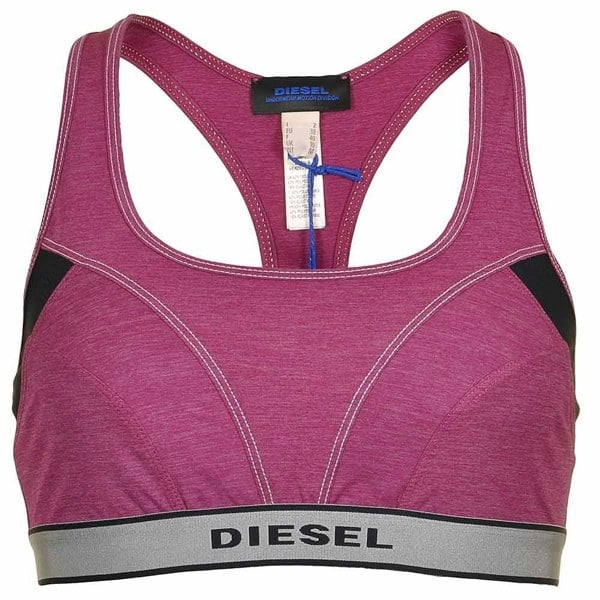 Diesel Miley S Stretch Jersey Bralette, Purple