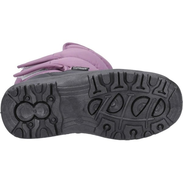 Cotswold Welland Textile Women's Purple Winter Mid Calf Boots