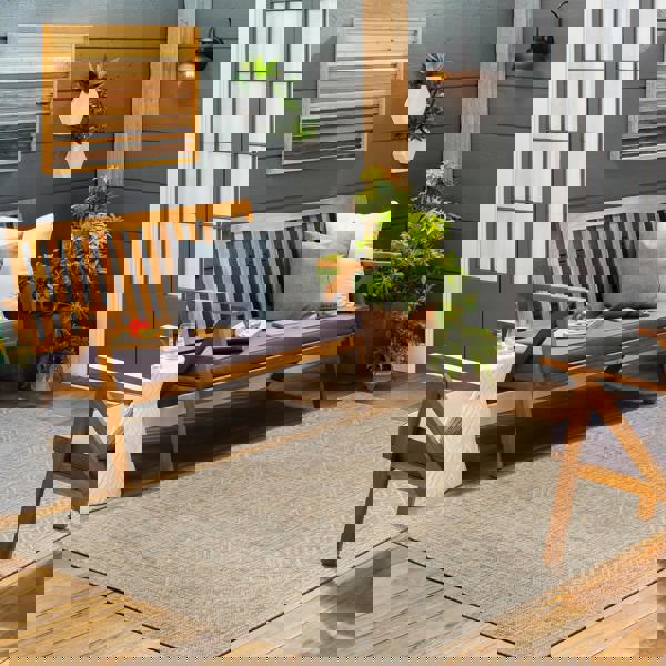 Livabliss Eagean-Global Brown Beige Cream In- & Outdoor Rug