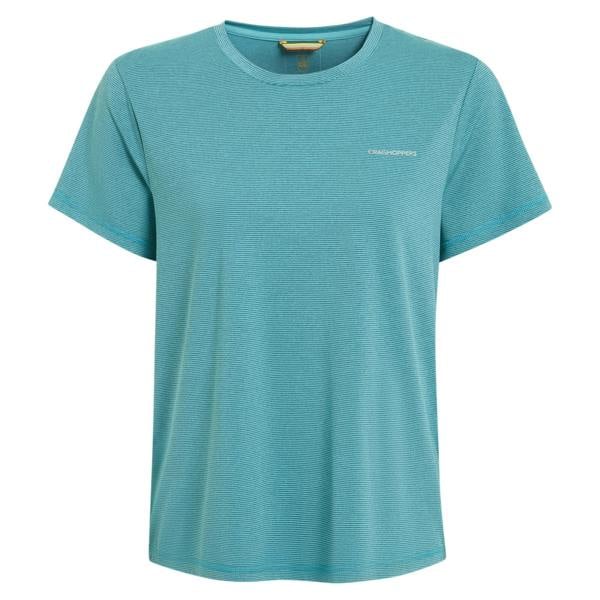 Craghoppers Womens/Ladies Ellie II Short-Sleeved T-Shirt - Glazed Aqua - 