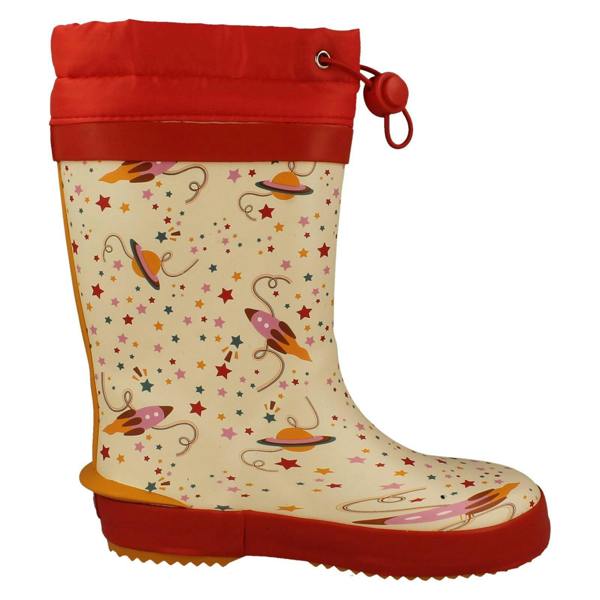 Clarks Childrens Clarks Creature Detailed Toggle Top Wellington Boots Tarri Race