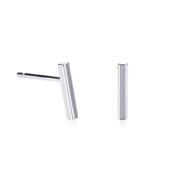 namana 925 Sterling Silver Tiny Bar Stud Earrings for Women