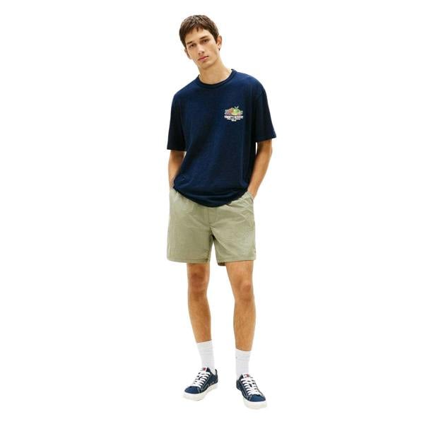 Tommy Jeans Mens Fruit Regular T-Shirt - Dark Navy - 