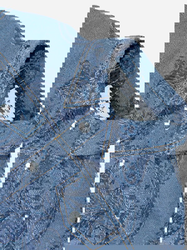 Etro Kids Paisley Print Jacket in Blue