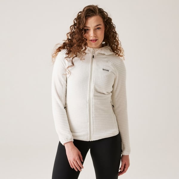 Regatta Women's Endra Hooded Fleece Jacket - Blanc De Blanc