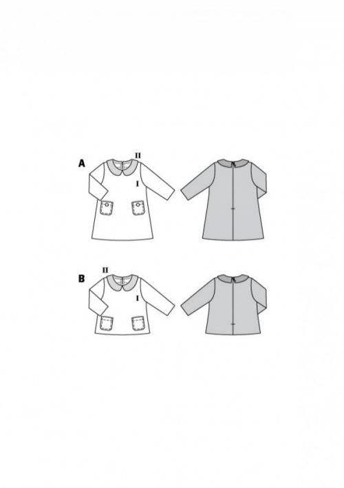Burda Sewing Pattern 9262 Tops and Dresses For Kids, Ages: 3-8 Years - Easy