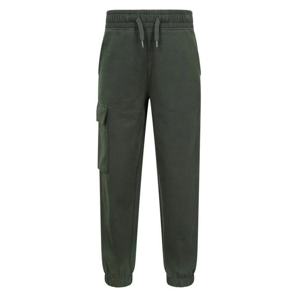 Mountain Warehouse Childrens/Kids Avery Brushed Back Jogging Bottoms - Khaki Green - 