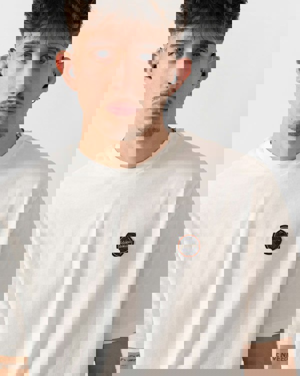 Napapijri Badge Mens Short Sleeve T-Shirt - White Heron 206