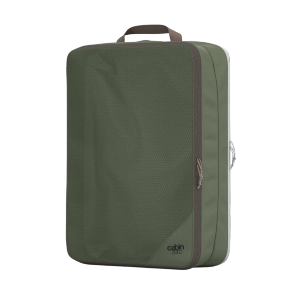CabinZero Classic Clean Dirty Packing Cube L, Two Compartments and Mesh Window, Fully Flat