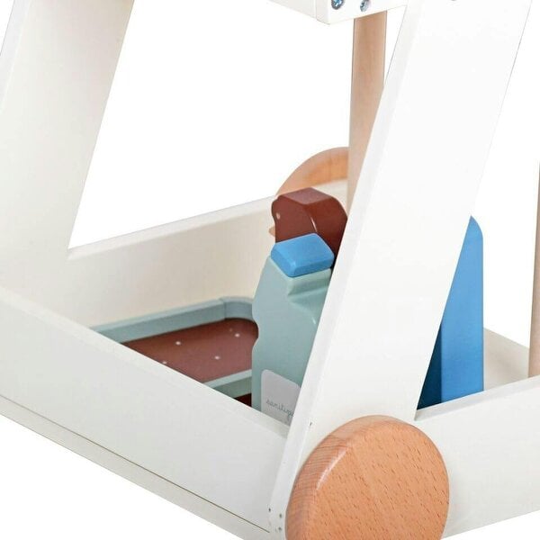 HYGRAD BUILT TO SURVIVE HYGRAD Kids Wooden Cleaning Set Toy Cart Kids Role Play Janitor Cleaning Set Household Pretend Play Childrens Toy Gift Ages 3+
