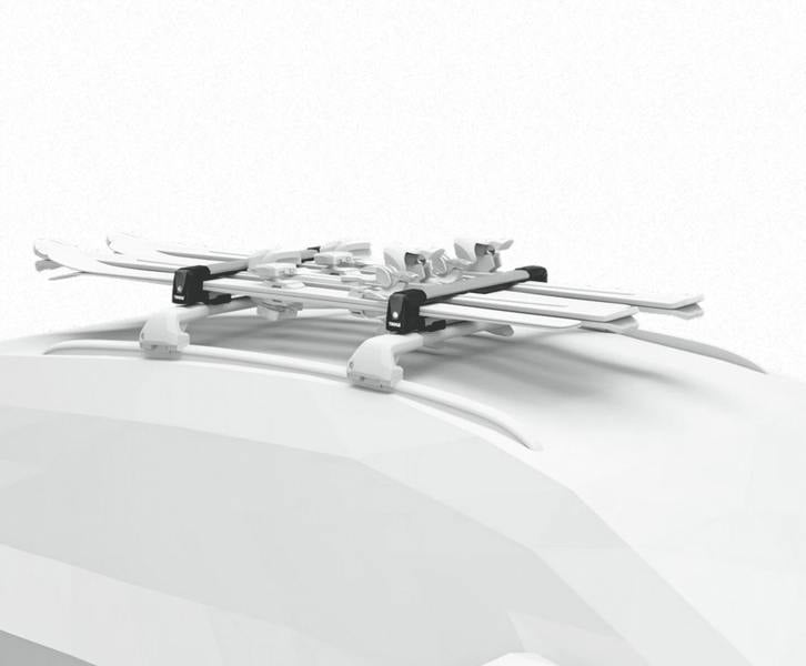 Thule SnowPack M Ski Snowboard Carrier Rack for Roof Bars 732400