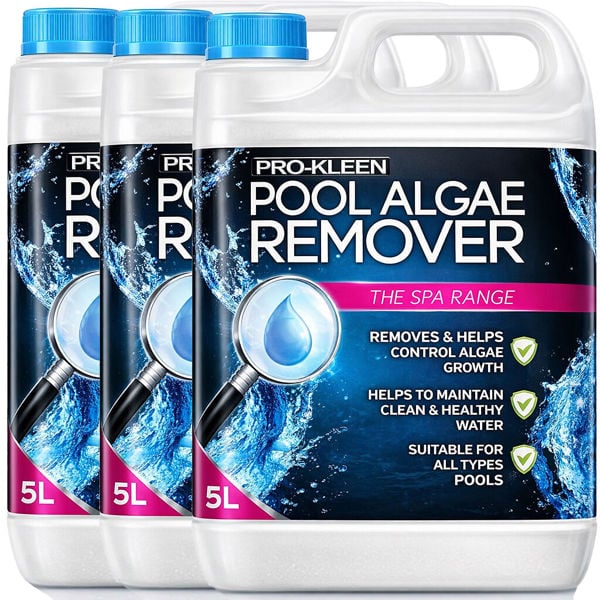 ProKleen Pro-Kleen Pool Algae Remover 15L - Removes & Prevents Algae Growth - High Concentration, Long-Lasting Professional Formula