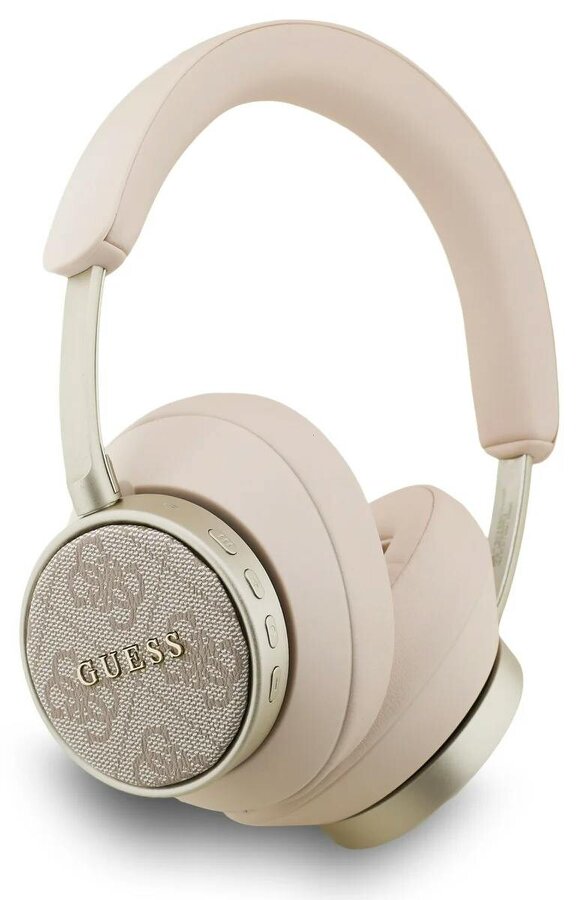 Guess 4G Classic Logo Bluetooth Wireless On Ear Headphones Pink - GUBHC15P4MRSCP