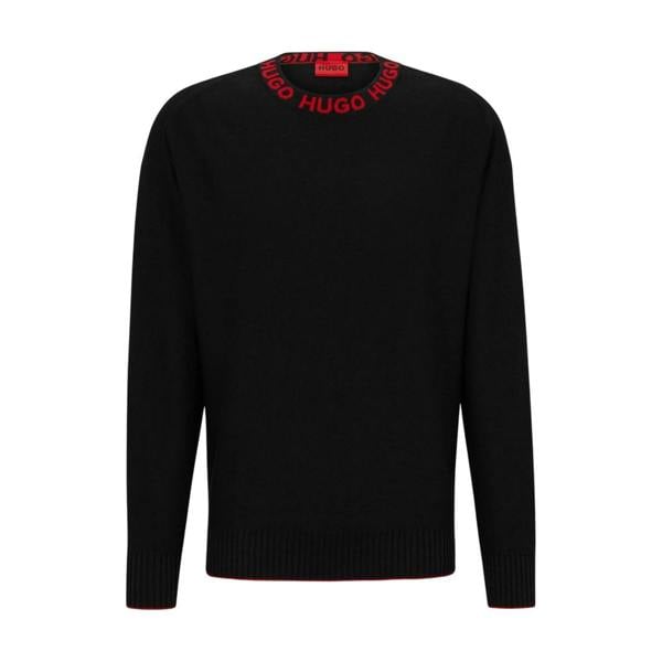 Hugo Boss Mens Smarlo Logo Sweatshirt - Black