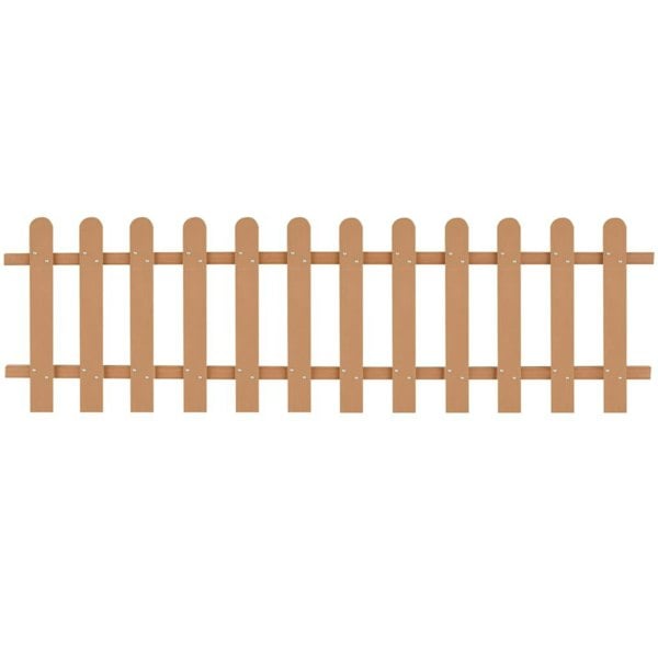 Berkfield Picket Fence WPC 200x60 cm