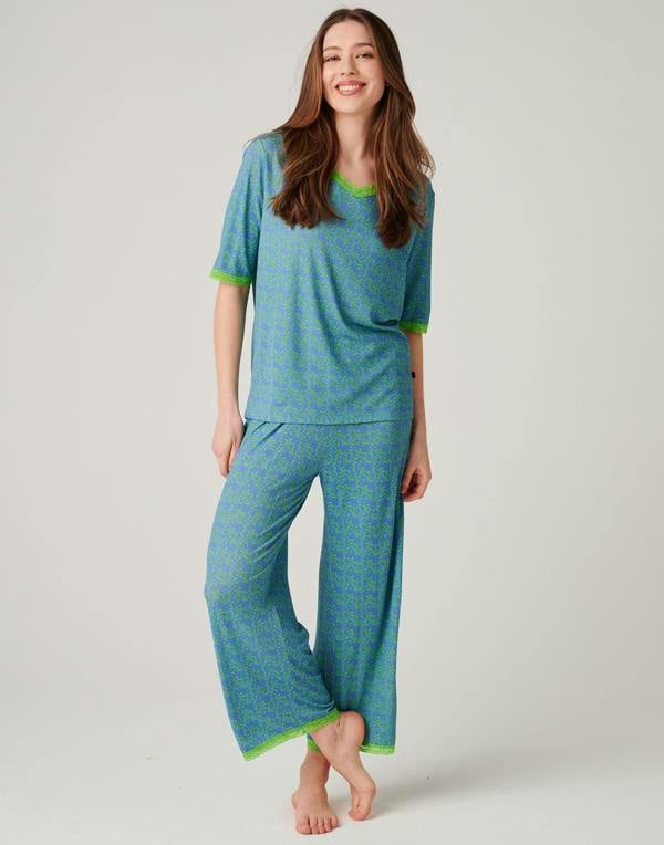 British Boxers Women's Bamboo Lace Pyjama Set – Blooming Fabulous