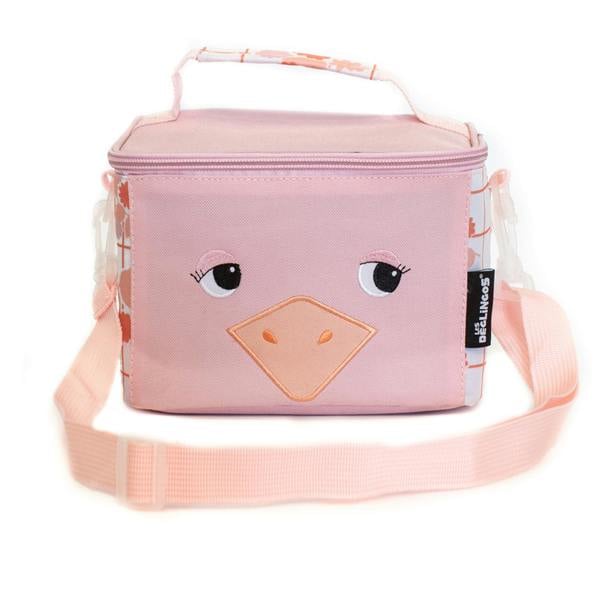 Lunch Bag with Strap - Pink