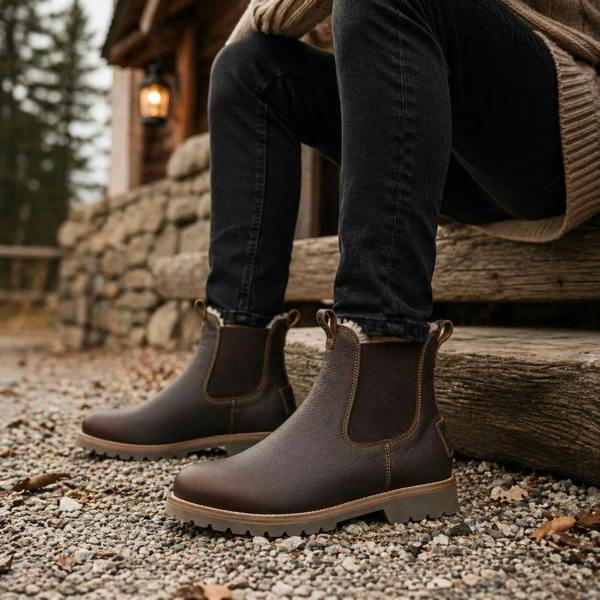 Beny Igloo C2 - Men’s Brown Waterproof Leather Chelsea Boots - Panama Jack - 2