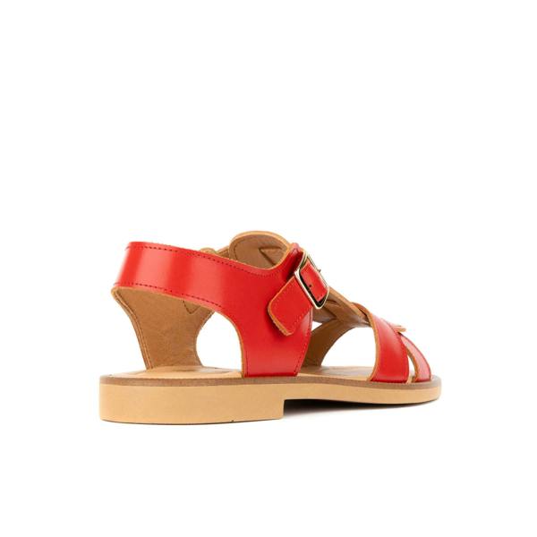 Embassy London Fiona - Red - Women's Leather Gladiator Strap Sandals