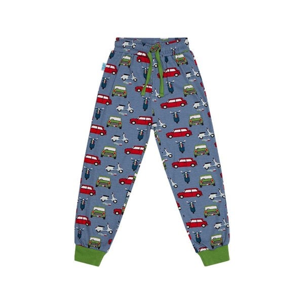 Luca and Rosa Boys pull on pyjamas - car print