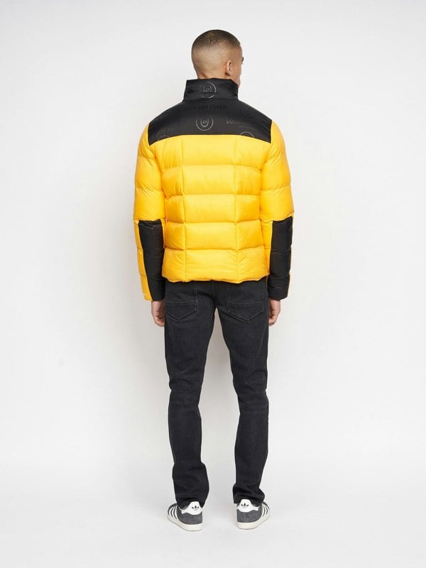 Duck and Cover Synflax Puffer Jacket Yellow