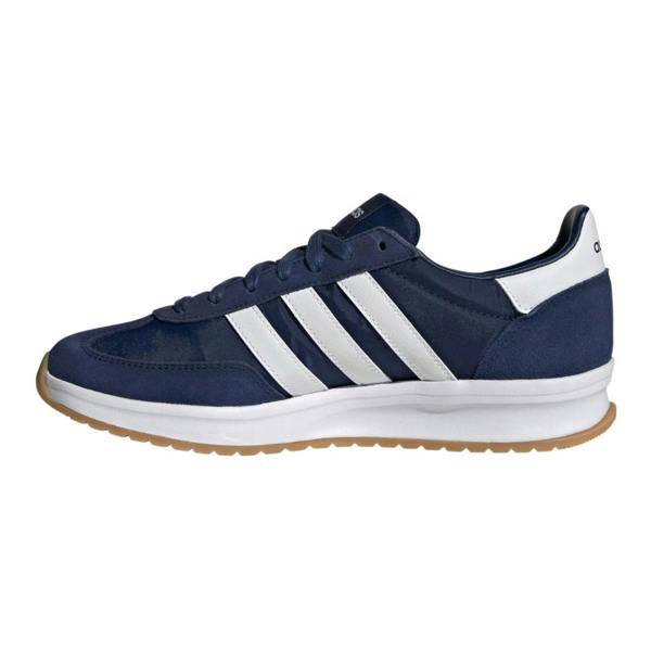 Adidas Mens Run 70s 2.0 Suede Shoes - Navy Blue/White - 
