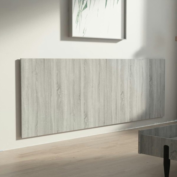 Berkfield Wall Headboard Grey Sonoma 240x1.5x80 cm Engineered Wood