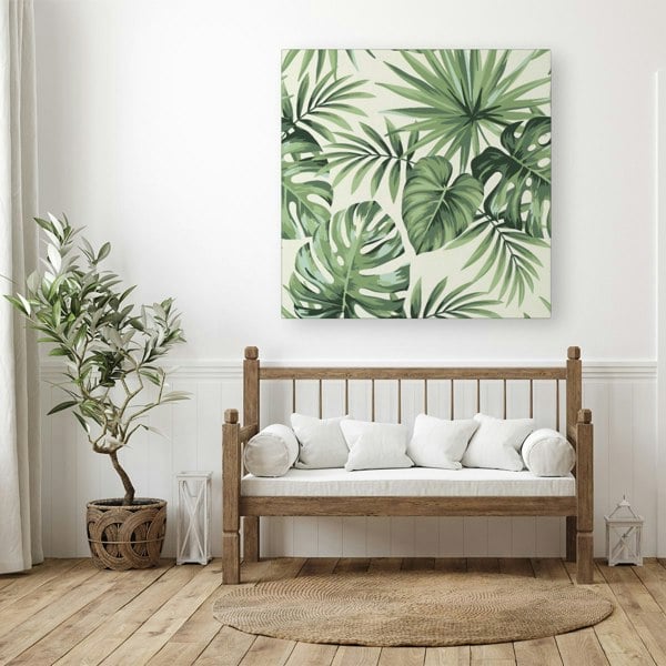 Warren Reed Exotic Palm Leaves Canvas