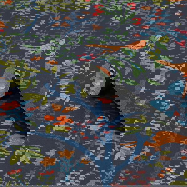 Joules Enchanted Woodland Wallpaper - Navy - 10m