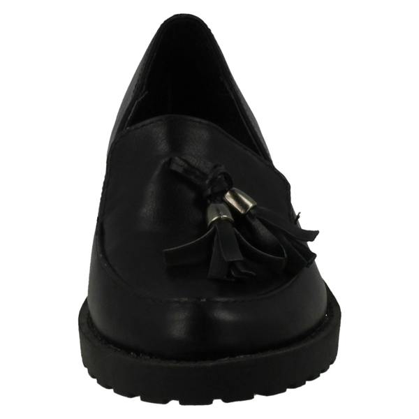 Spot On Girls Spot On Tassel Trim Loafer Flat