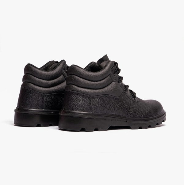 Grafters M240A Unisex Leather Safety Boots Black