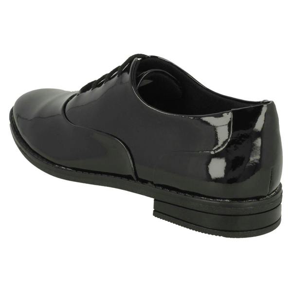 Clarks Girls Clarks Lace Up Brogue School Shoes Drew Star