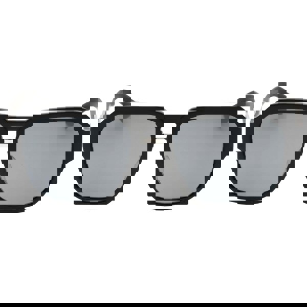 Dolce & Gabbana Silver Grey Lens Matte Black Sunglasses One Size