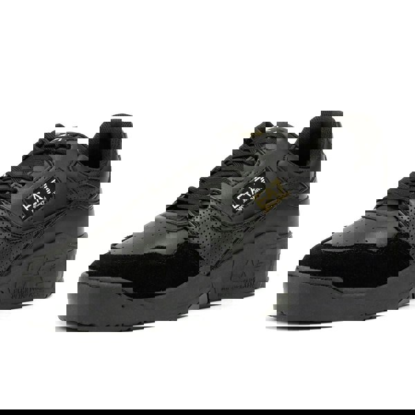 EA7 Basket Low Perf Men's Black/Gold Trainers