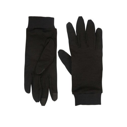 Mountain Warehouse Womens/Ladies Silk Gloves - Black