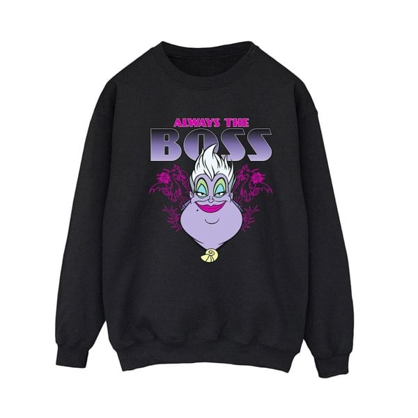 Disney Womens/Ladies The Little Mermaid Ursula Mum Is The Boss Sweatshirt - Black