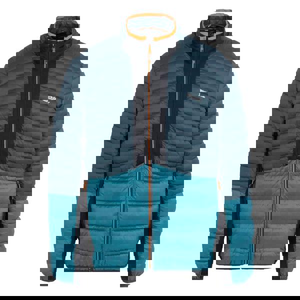 Regatta Mens Leedre Colour Block Hybrid Jacket - Moonlight Denim/Moroccan Blue