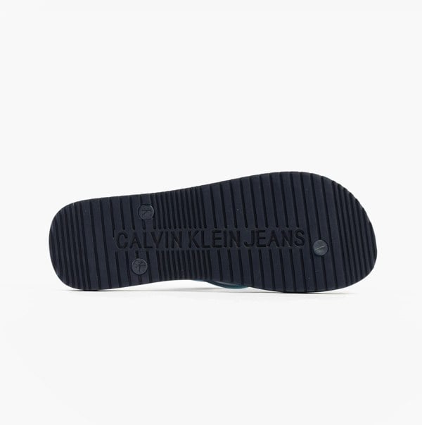 Calvin Klein BEACH SANDAL TRANSPA Mens Sandals Calvin Navy/Bright White