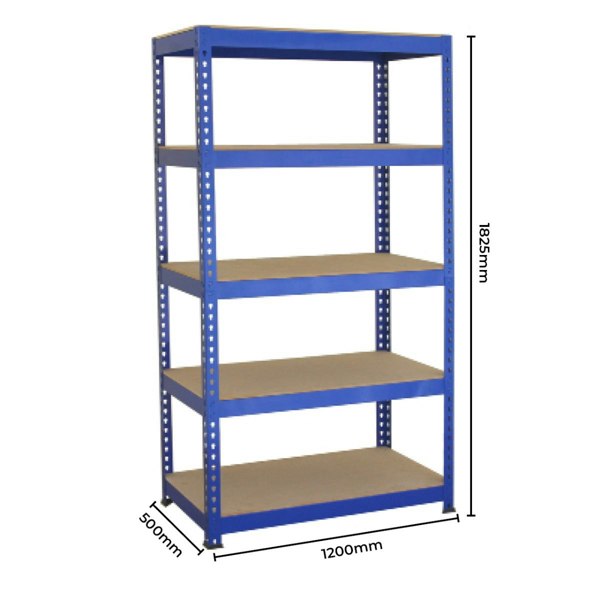 Monster Racking 10 x T-RAX Blue Metal Racking Units (120cm x 45cm x 180cm)