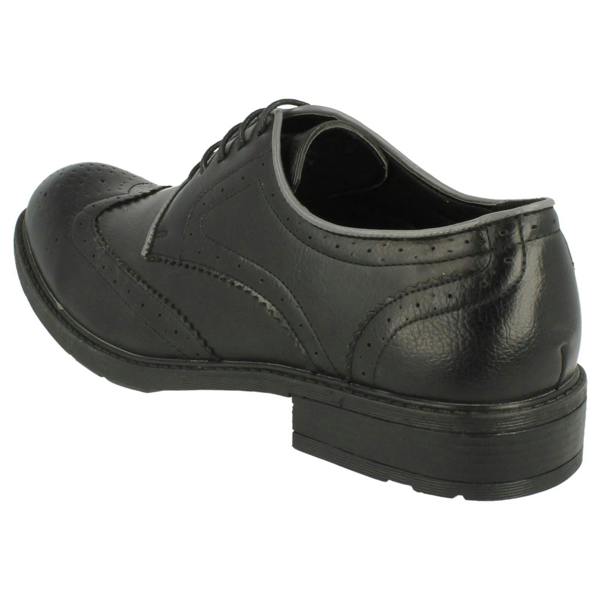 Maverick Mens Maverick Low Heel Brogue Lace Up Shoes
