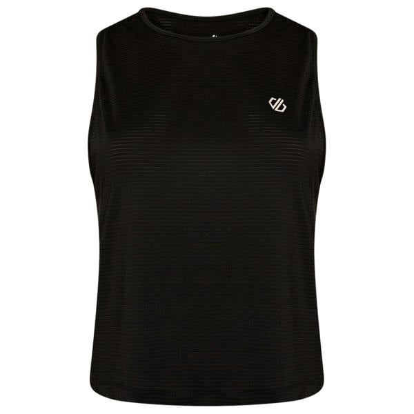 Dare 2B Womens/Ladies Cropped Sleeveless Crop Top - Black - 