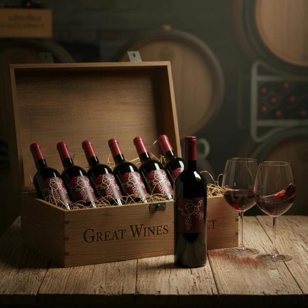 a selection of best selling red wines from Great Wines Direct