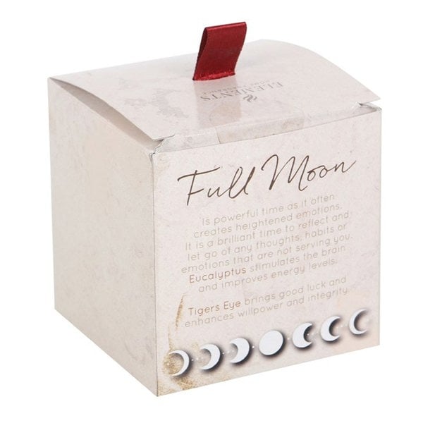 Serano Full Moon Eucalyptus Manifestation Candle with Tiger's Eye