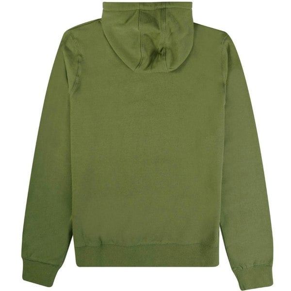 Aquascutum Mens Active Big Logo Hoodie - Green