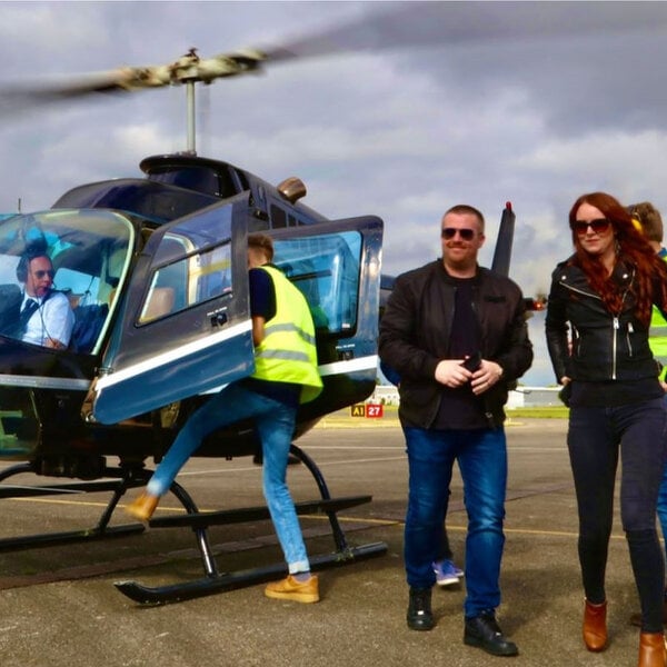 12 Mile Helicopter Flight with Bubbly for Two