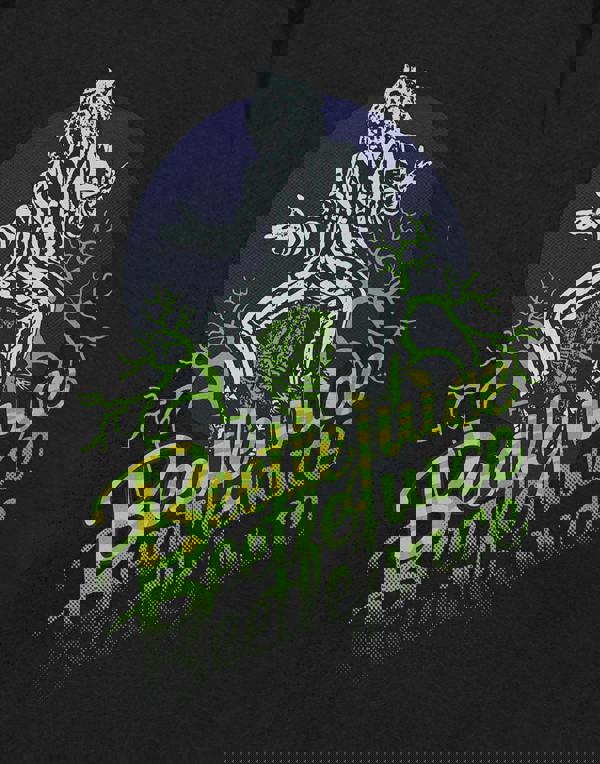 Beetlejuice Unisex Black Logo Fade Short Sleeved T-Shirt