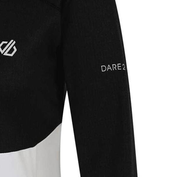 Dare 2B Womens/Ladies Convey II Hooded Core Stretch Midlayer - White/Black - 