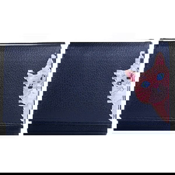 Mala Leather Cleo the Cat Matinee Purse – Soft Leather – RFID Protected