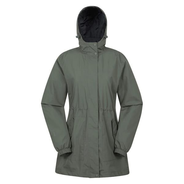 Mountain Warehouse Womens/Ladies Rainfall Waterproof Jacket - Green - 