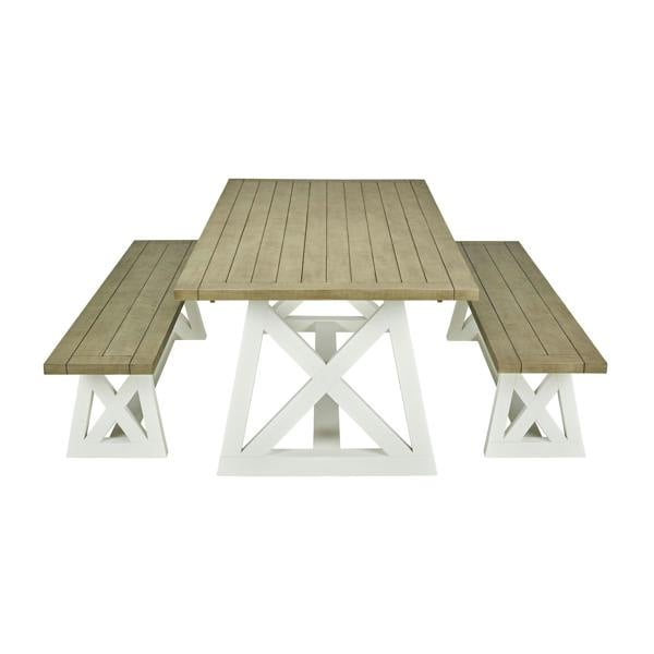 Statement Furniture Oxford Bench Wooden Dining Bench Seat